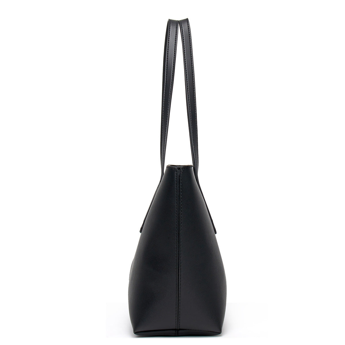 2025 popular new fashion women's bag PU splicing bag simple tote bag leisure bag handbag Popular trade women's bag