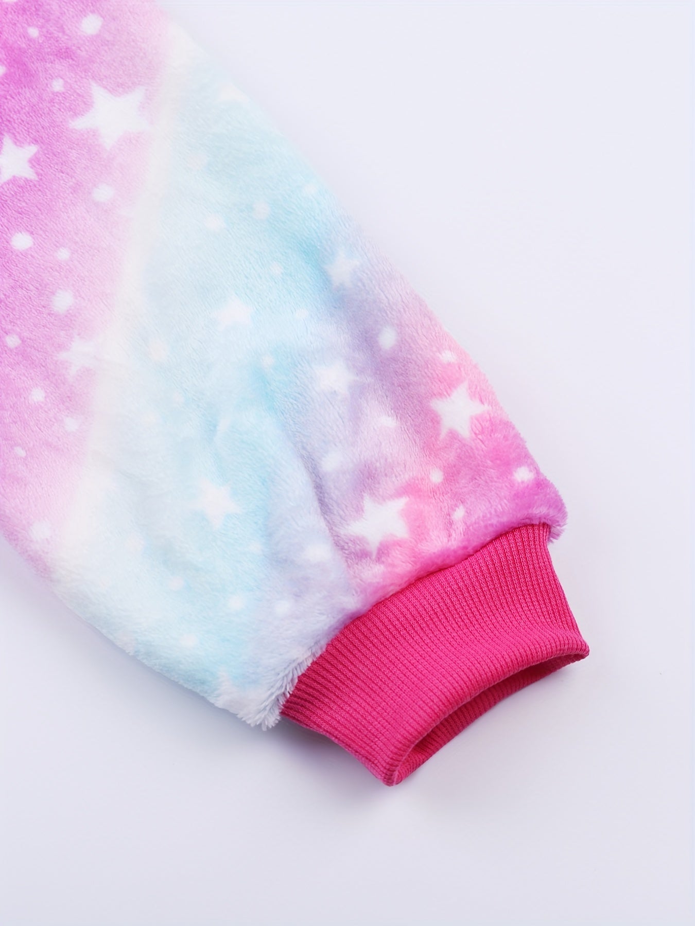 Sweet Girls Unicorn Style Zip Jumpsuit Cute Romper For Fall Party Halloween Gift Mardi Gras