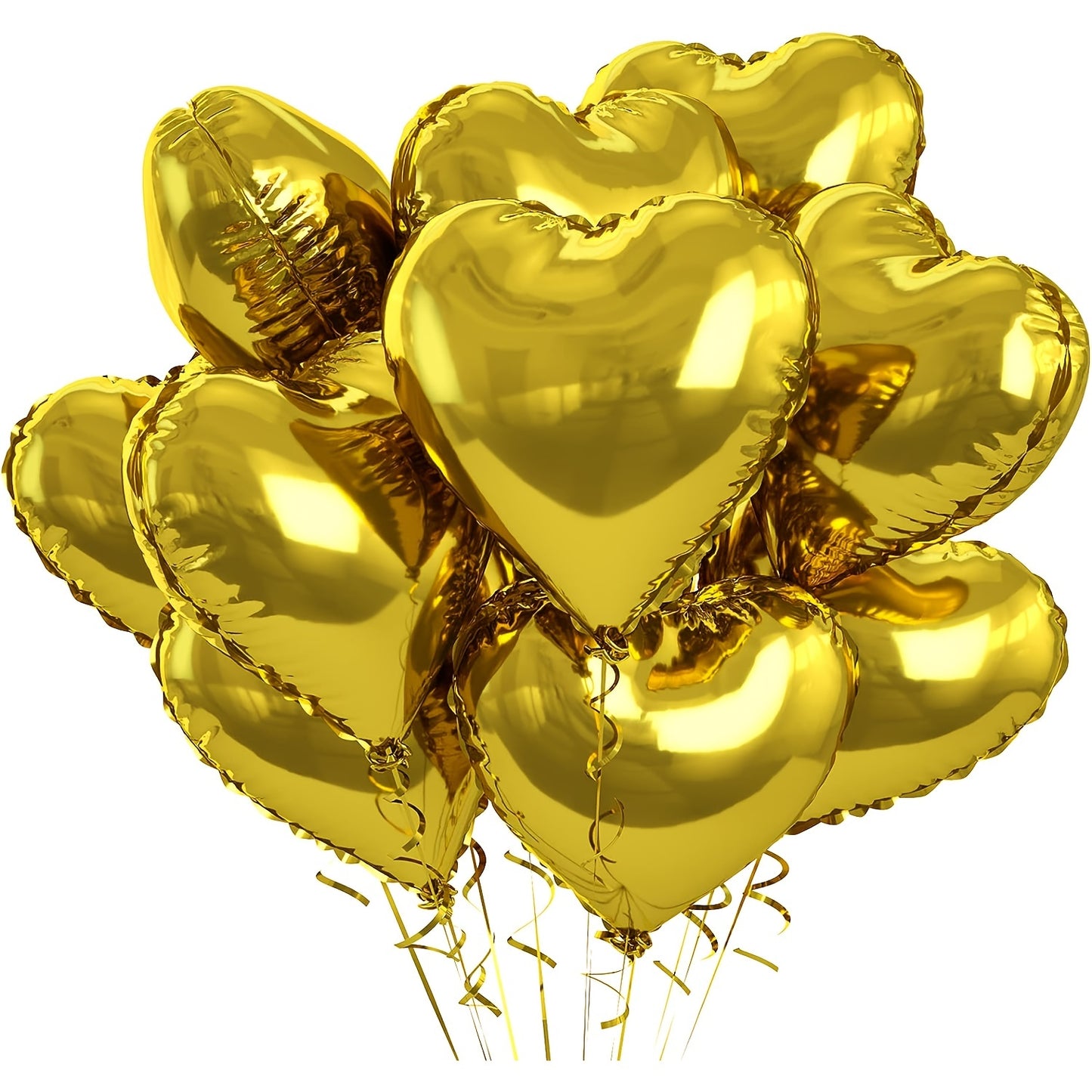 10pcs, 18 Inch Peach Heart Aluminum Film Balloons, Valentine's Day Birthday Chicken Heart Inflatable Prop, Memorial Day Heart Decoration, Love Shape Balloon, Festival Dress Up Supplies, Aluminum Film Balloon, Photo Prop, Party Scene Decor Arrangement