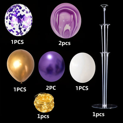 Set/7pcs, 27.56inch Balloons With 7 Head Table Floating Party Decoration Essential Table Floating, Table Balloons, Balloons Decoration, Room Decor, Birthday Party Supplies, Theme Party Decoration, Mother's Day Supplies, Party Supplies, Party Decor