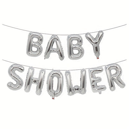 Set, 16inch Baby Shower Balloon Banner, It's A Boy, It's A Girl, Oh Baby Foil Balloons, Gender Reveal Balloons, Baby Shower Party Supplies