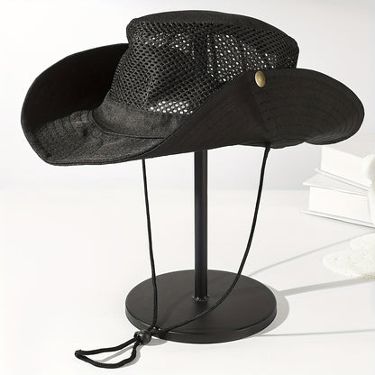 Large Brim Camouflage Sun Hat for Men - Ultimate Outdoor Protection with Cool and Handsome Style - Woven, Hand Washable, Ideal for Fishing, Work, Dry Farming, and Fisherman Activities