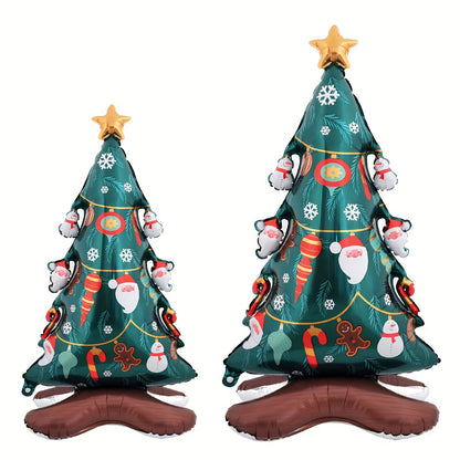 Giant Christmas Tree Foil Balloon - Perfect for Holiday Parties, Home & Office Decor | Self-Sealing, No Power Needed