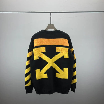 New Europe women and mens designer sweaters retro classic luxury sweatshirt men Arm letter embroidery Round neck comfortable high-quality jumper005