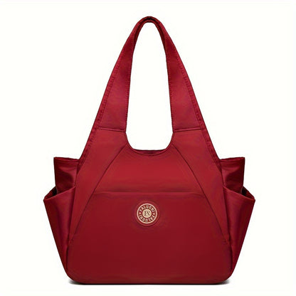 Large Capacity Nylon Travel Tote Bag For Women, Single Shoulder Bag For Beach, Hiking, And Travel