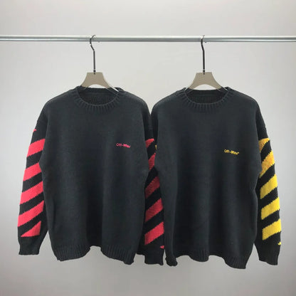 New Europe women and mens designer sweaters retro classic luxury sweatshirt men Arm letter embroidery Round neck comfortable high-quality jumper005