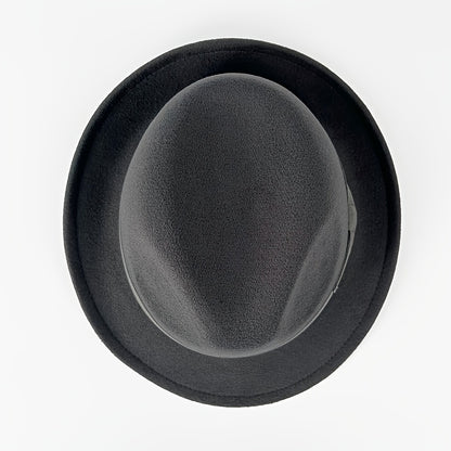 1pc Stylish Mens Short Brim Fedora Hat - Fashionable & Versatile - Ideal Gift Choice for Special Ones
