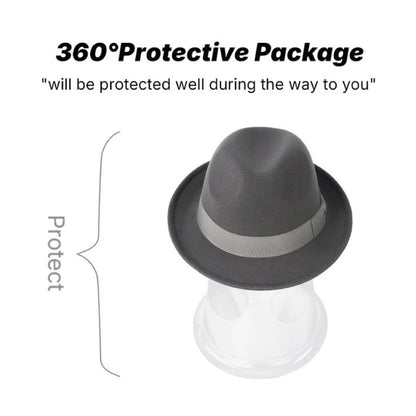 1pc Stylish Mens Short Brim Fedora Hat - Fashionable & Versatile - Ideal Gift Choice for Special Ones