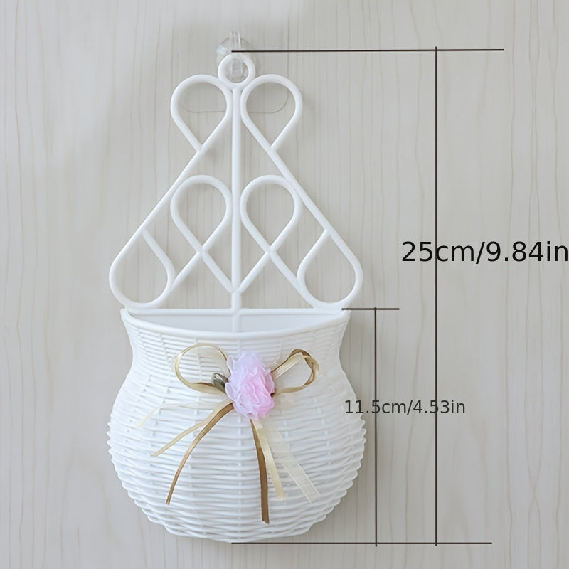 2pcs Wall Flower Pot, Vases For Decor, Flower Pots Flower Vases, Suitable For Spring Summer Wedding Party Centerpieces Decor