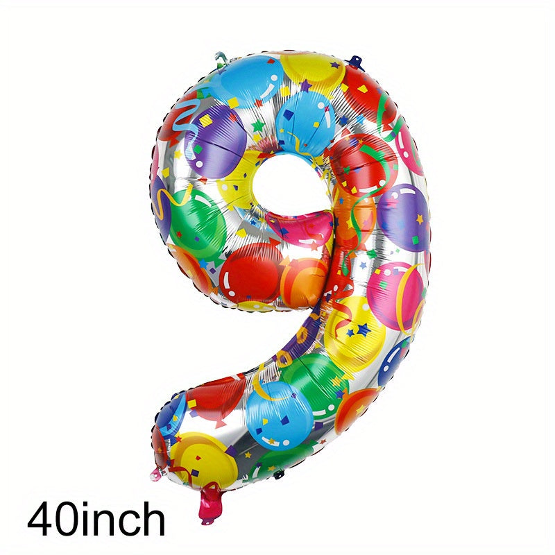40 Inch Foil Colorful Number Balloons Birthday Party Decor Supplies