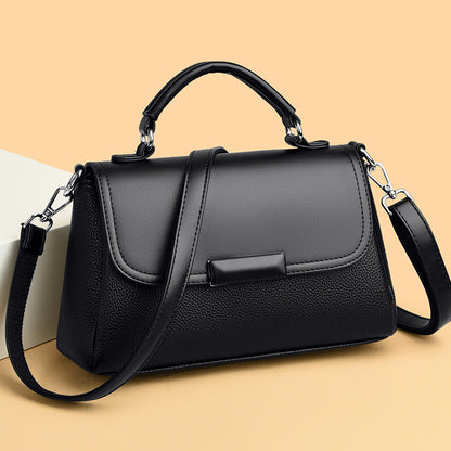 2025 popular new bag autumn and winter high-end sense niche messenger bag fashionable simple versatile handbag work commuter bag