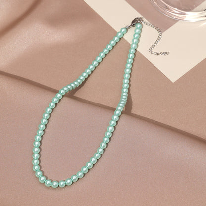 Necklace for Women Fever Same Style Shijia Pearl Clavicle Chain New Graceful and Fashionable Personalized Japanese and Korean Style Necklace