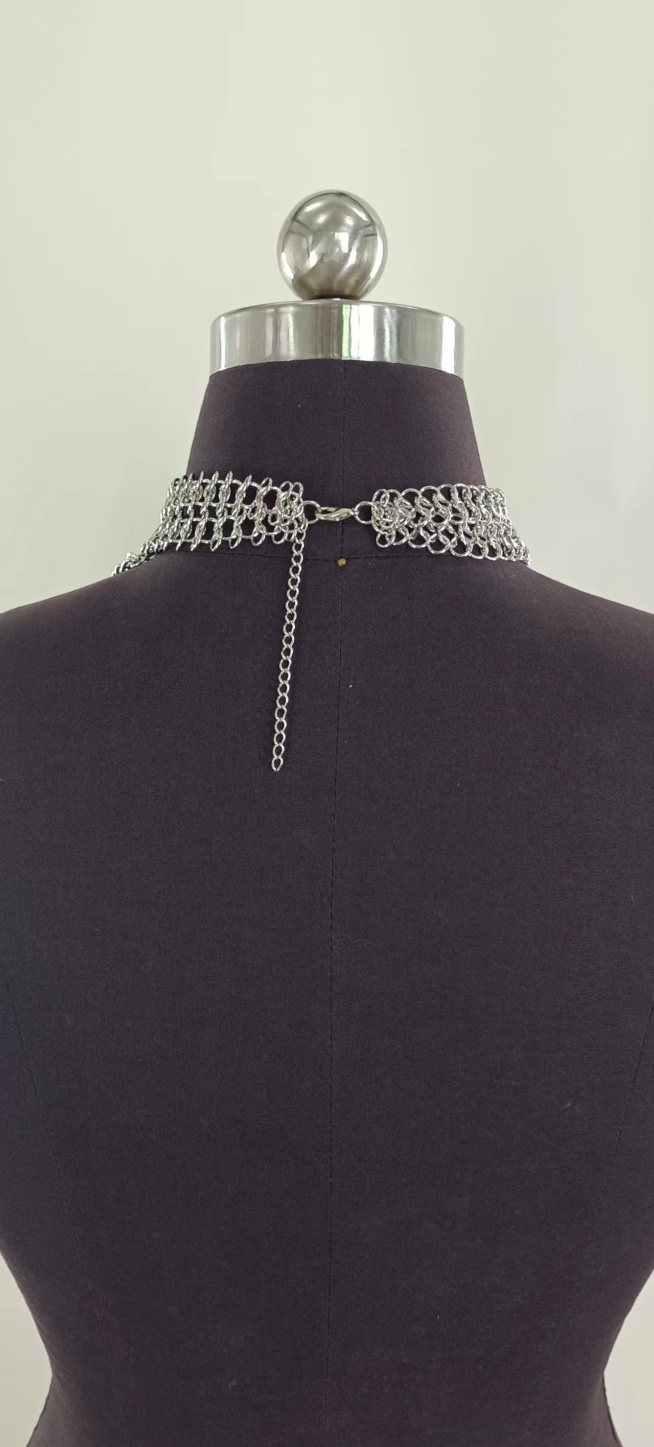 2025  MW3171 2025 necklace queen disc coin pendant ring chain wavy tassel pendulum chain necklace collar