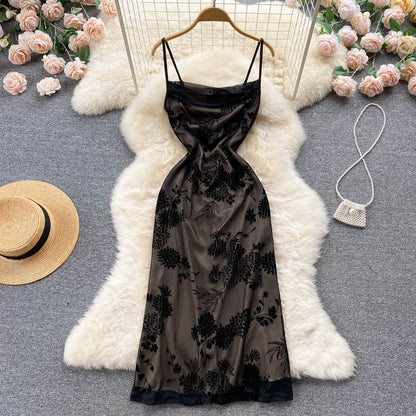 VAKKV Sexy Tight Black Lace Dress Summer Women Holiday Dress P223