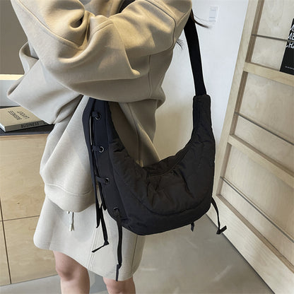 VAKKV 2025 Korean version of trendy casual large-capacity dumpling bag women's popular new fashionable versatile underarm bag commuter women's bag