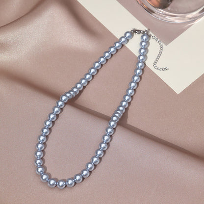 Necklace for Women Fever Same Style Shijia Pearl Clavicle Chain New Graceful and Fashionable Personalized Japanese and Korean Style Necklace