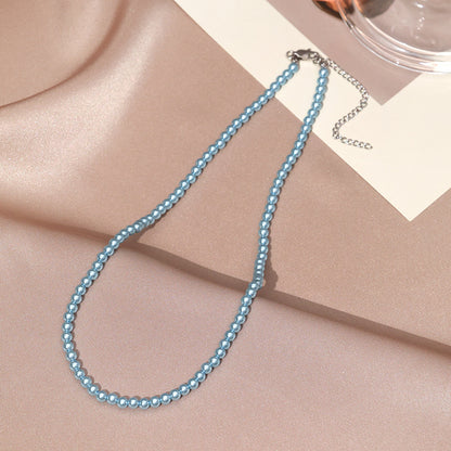 Necklace for Women Fever Same Style Shijia Pearl Clavicle Chain New Graceful and Fashionable Personalized Japanese and Korean Style Necklace