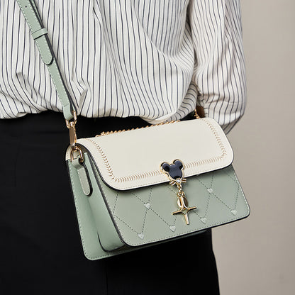 VAKKV 2025 Bag Fashion Versatile Casual Summer Niche High-end Cowhide Small Square Bag Underarm Bag Shoulder Bag Crossbody Bag