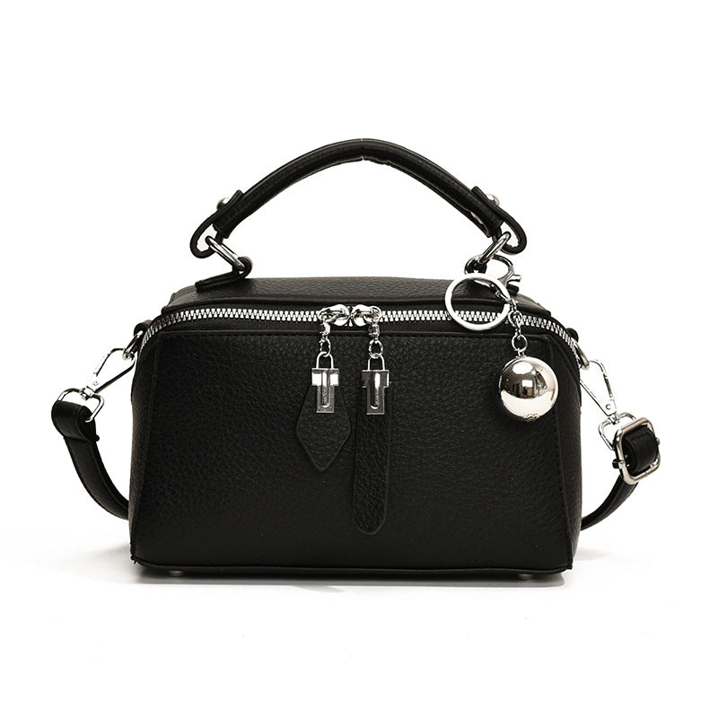VAKKV 2025 Cross-border popular new handbag women's high-end fashion shoulder messenger bag large capacity Boston pillow bag
