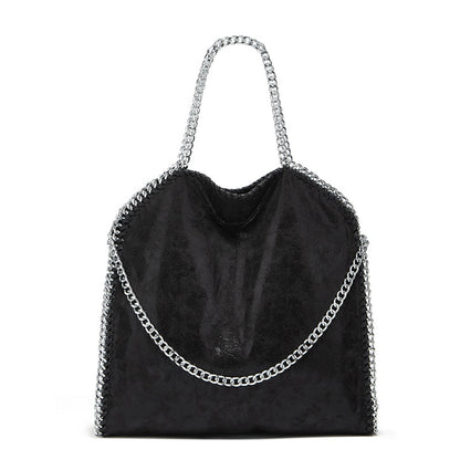 2025 Women's bag new chain bag  fashion brand S handbag simple folding women's bag M shoulder bag casual satchel