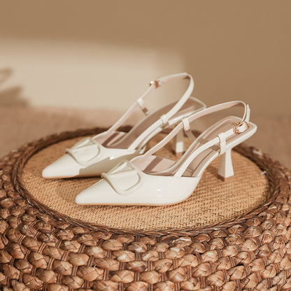Grape Mom High Heels Women's Stiletto Heel High-Grade Fashion Shoes Sandals Women's Fashion Huizhou Women's Shoes  Spring and Summer