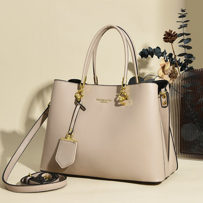 2025 Bag Autumn Women's popular Stylish Simple Handbag High Sense Large Capacity Tote Bag Commuter Shoulder Bag