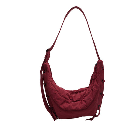 VAKKV 2025 Korean version of trendy casual large-capacity dumpling bag women's popular new fashionable versatile underarm bag commuter women's bag