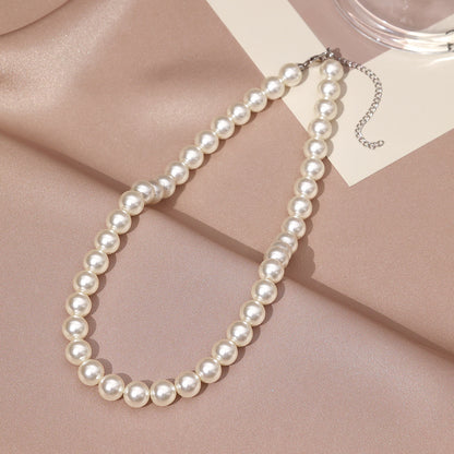 Necklace for Women Fever Same Style Shijia Pearl Clavicle Chain New Graceful and Fashionable Personalized Japanese and Korean Style Necklace