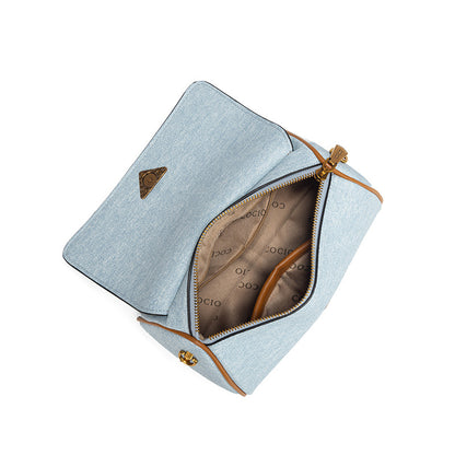 2025 Crossbody bucket round bucket bag popular new niche fashion crossbody bag women's Korean version simple shoulder small bag ins