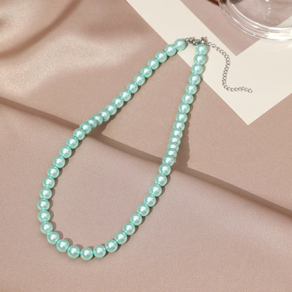 Necklace for Women Fever Same Style Shijia Pearl Clavicle Chain New Graceful and Fashionable Personalized Japanese and Korean Style Necklace