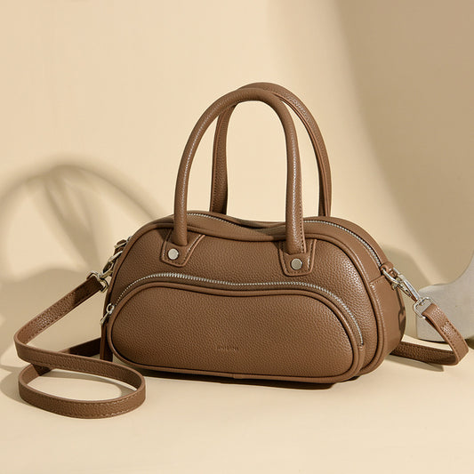 2025 Bag Summer Women's Versatile Saddle Bag Premium Handbag Casual Shoulder Bag Daily Commuter Messenger Bag Bag