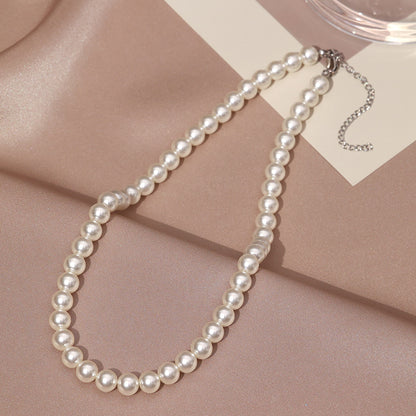 Necklace for Women Fever Same Style Shijia Pearl Clavicle Chain New Graceful and Fashionable Personalized Japanese and Korean Style Necklace