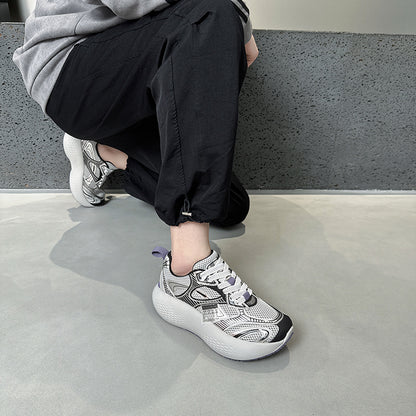 2025 couple Wu Jianhao star with the same platform city walking rocking dad shoes women's sports and leisure shoes
