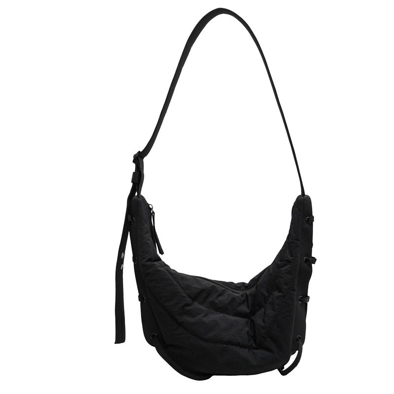 VAKKV 2025 Korean version of trendy casual large-capacity dumpling bag women's popular new fashionable versatile underarm bag commuter women's bag