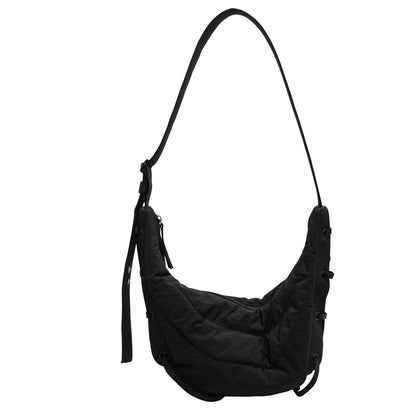 VAKKV 2025 Korean version of trendy casual large-capacity dumpling bag women's popular new fashionable versatile underarm bag commuter women's bag