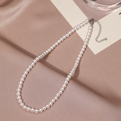 Necklace for Women Fever Same Style Shijia Pearl Clavicle Chain New Graceful and Fashionable Personalized Japanese and Korean Style Necklace