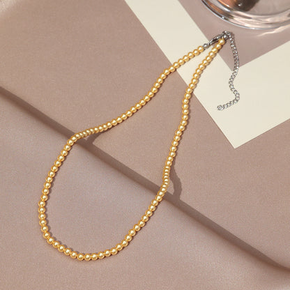 Necklace for Women Fever Same Style Shijia Pearl Clavicle Chain New Graceful and Fashionable Personalized Japanese and Korean Style Necklace