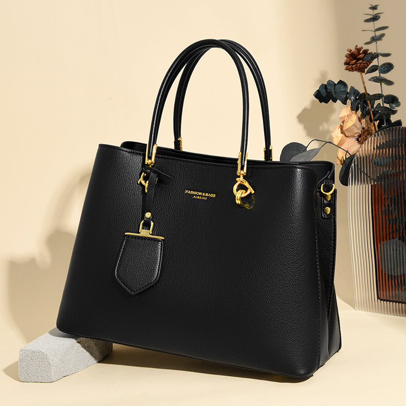 2025 Bag Autumn Women's popular Stylish Simple Handbag High Sense Large Capacity Tote Bag Commuter Shoulder Bag