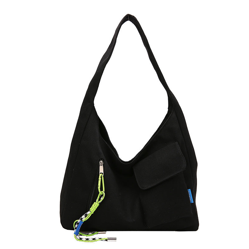 VAKKV New women's bag wholesale large-capacity tote bag women's fashion simple contrasting color shoulder bag casual commuter handbag