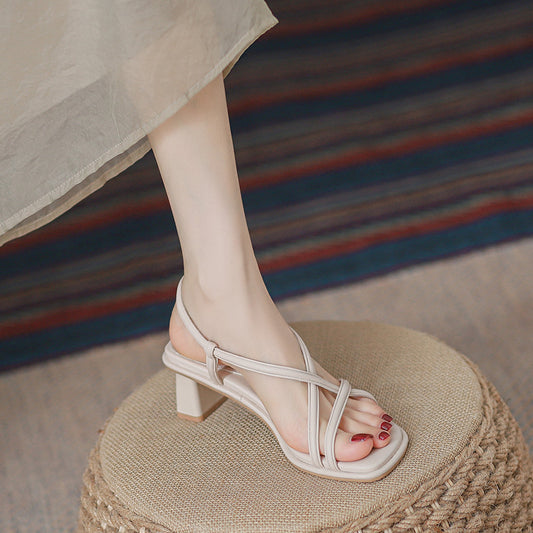 New Classic Style Summer  Style Roman High Heel Sandals for Women