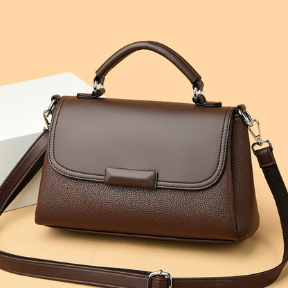 2025 popular new bag autumn and winter high-end sense niche messenger bag fashionable simple versatile handbag work commuter bag