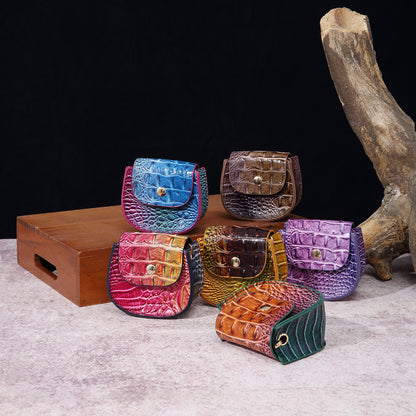 VAKKV Popular, 2025, New Middle East for  New Crossbody One Shoulder Mini Baozi Mother Bag Crocodile Pattern Brahman
