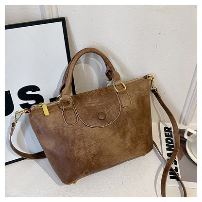 VAKKV 2025 popular new fashion smudge handbag high texture large capacity simple Popular style shoulder messenger bag