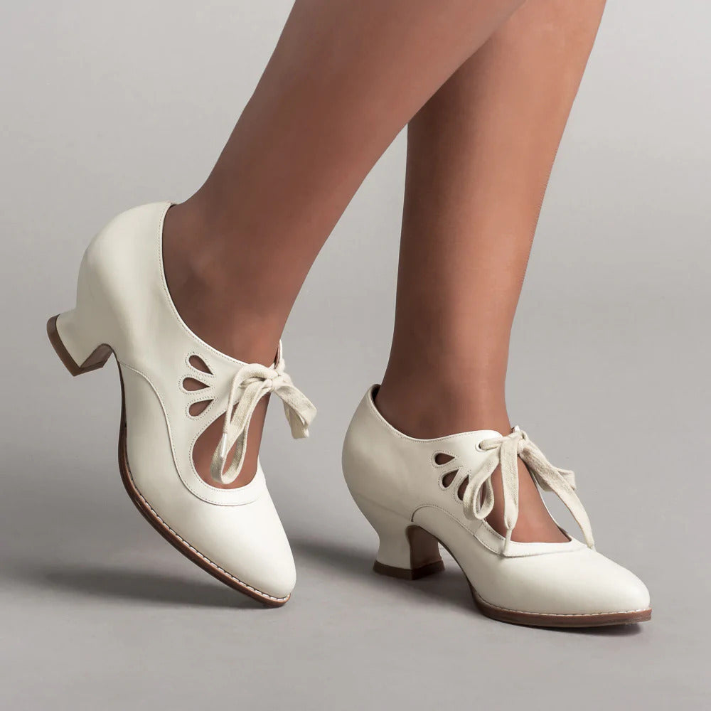 Independent Station Cross-Border Foreign Trade  Spring HOTan and NEWn New Hollow High Heel Lace-up plus Size Women's Casual Shoes