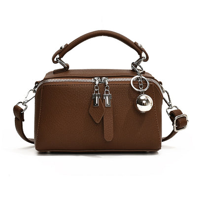 VAKKV 2025 Cross-border popular new handbag women's high-end fashion shoulder messenger bag large capacity Boston pillow bag