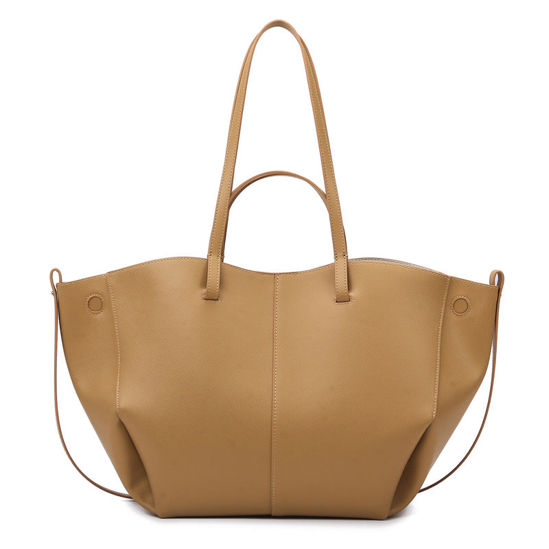 2025 Tote bag women's new fashionable simple bag large capacity high-end wing bag commuting texture shoulder bag