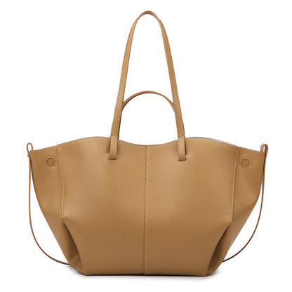 2025 Tote bag women's new fashionable simple bag large capacity high-end wing bag commuting texture shoulder bag