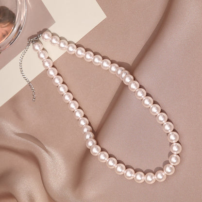 Necklace for Women Fever Same Style Shijia Pearl Clavicle Chain New Graceful and Fashionable Personalized Japanese and Korean Style Necklace