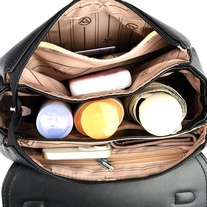 2025 popular new bag autumn and winter high-end sense niche messenger bag fashionable simple versatile handbag work commuter bag