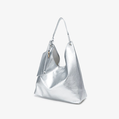 2025 n simple retro large-capacity bag women's popular new fashion commuter tote bag casual texture single shoulder axillary